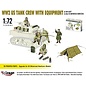 Mirage Hobby WWII US Tank Crew with Equipment for M8 Scott & other motorised howitzer - 1:72