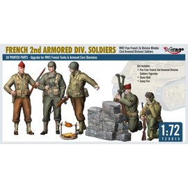 Mirage Hobby Mirage Hobby - French 2nd Armored Div. Soldierts - 1:72