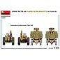 MiniArt German Tractor with Fla-MG151/20 Drillingslafette auf Sd.Anh.Ost - 1:35