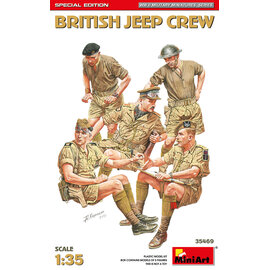 MiniArt MiniArt - British Jeep Crew - Special Edition - 1:35