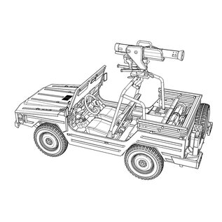 ACE Model VW Iltis (Typ 183) - LKW 0,5 t tmil gl w/AT mission kit MILAN - 1:35