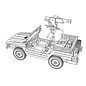 ACE Model VW Iltis (Typ 183) - LKW 0,5 t tmil gl w/AT mission kit MILAN - 1:35