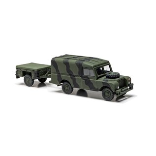 Airfix LWB Land Rover (Hard Top) & Trailer - 1:76