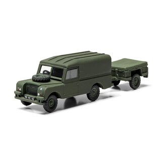 Airfix LWB Land Rover (Hard Top) & Trailer - 1:76