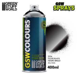 Green Stuff World Black Gloss Spray Paint