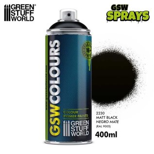 Green Stuff World Matt Black Spray Paint Primer
