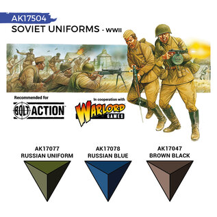AK Interactive Soviet WWII Uniforms - Quick Gen Set