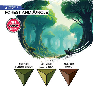 AK Interactive Forest and Jungle - Quick Gen Set