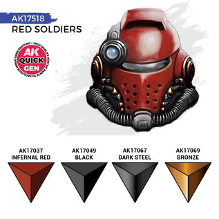 AK Interactive Red Soldiers - Quick Gen Set