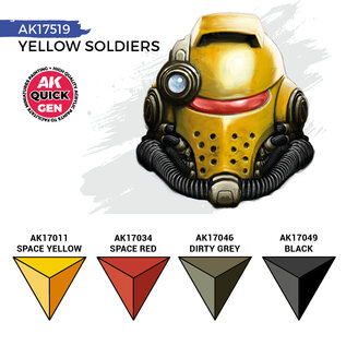 AK Interactive Yellow Soldiers - Quick Gen Set