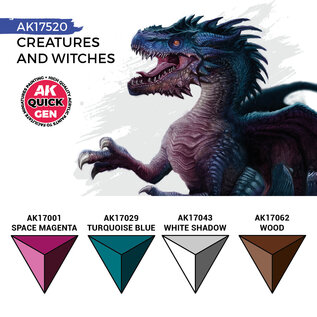 AK Interactive Creatures and Witches - Quick Gen Set