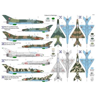 Kovozávody Prostějov Mikoyan-Gurevich MiG-21F-13 "Warsaw Pact“ - 1:72