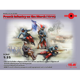 ICM ICM - French Infantry on the march (1914) - 1:35