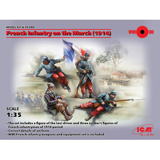 ICM French Infantry on the march (1914) - 1:35