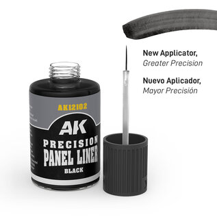 AK Interactive Precision Panel Liner Black
