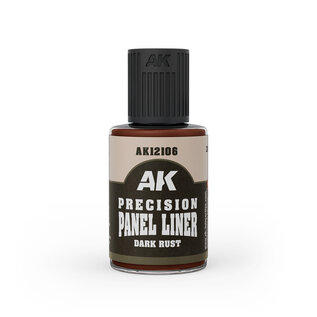 AK Interactive Precision Panel Liner Dark Rust