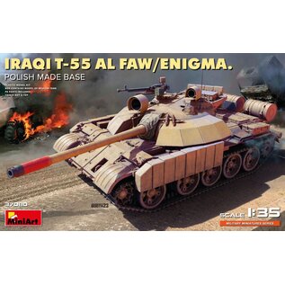 MiniArt Iraqi T-55 Al Faw / Enigma. Polish made Base - 1:35