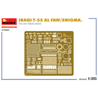 MiniArt Iraqi T-55 Al Faw / Enigma. Polish made Base - 1:35