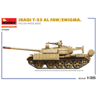 MiniArt Iraqi T-55 Al Faw / Enigma. Polish made Base - 1:35