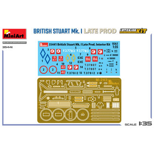 MiniArt British Stuart Mk. I Late Prod. w/Interior Kit - 1:35