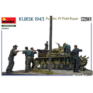 MiniArt BIG SET Kursk 1943. Pz.Kpfw. IV Field Repair - 1:35