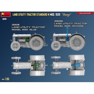 MiniArt Land Utility Tractor Standard N "Orange" Mod. 1939 - 1:35