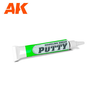 AK Interactive Modeling green putty / Spachtelmasse, grün