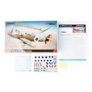 Eduard Avia S-199 Erla Canopy - HYBRID - 1:48