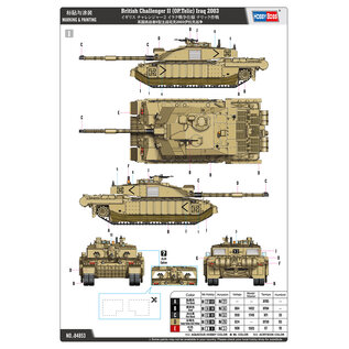 HobbyBoss British MBT Challenger II (Operation Telic) Iraq 2003 - 1:48