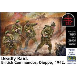 Master Box Deadly Raid. British Commandos, Dieppe, 1942 - 1:35