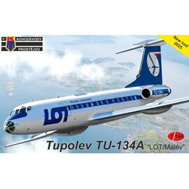 Kovozávody Prostějov Kovozávody Prostějov - Tupolev Tu-134A Malév/LOT - 1:144
