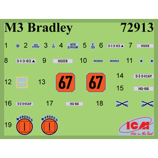 ICM M3 Bradley US Cavalry Fighting Vehicle - 1:72