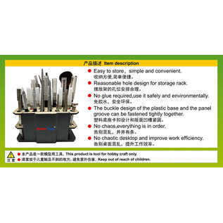 Trumpeter Master Tools - Model Kit Tools Holder - Type D