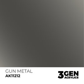 AK Interactive AK Interactive - Gun Metal Metallic
