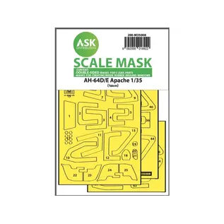 ArtScaleKit Masken f. AH-64D/E (TAKOM-Kit) double sided - 1:35