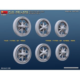 MiniArt German 7.5cm PaK 40 Late w/Elite Artillerie Regiment Crew. - Special Edition - 1:35