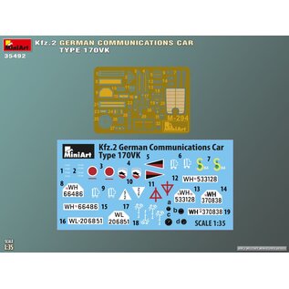MiniArt Kfz. 2 - German Communication Car Type 170VK - 1:35