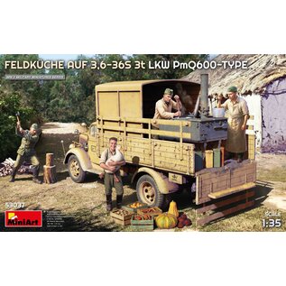 MiniArt Feldküche auf 3,6-36S 3t LKW PmQ600-Type - 1:35