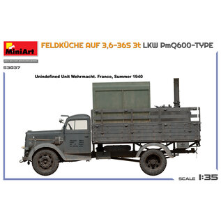 MiniArt Feldküche auf 3,6-36S 3t LKW PmQ600-Type - 1:35