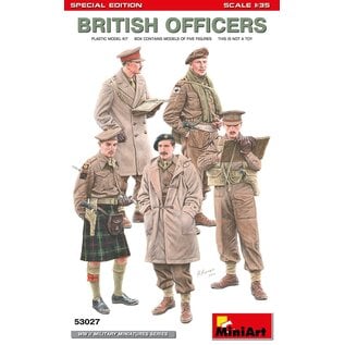 MiniArt British Officers - Special Edition - 1:35
