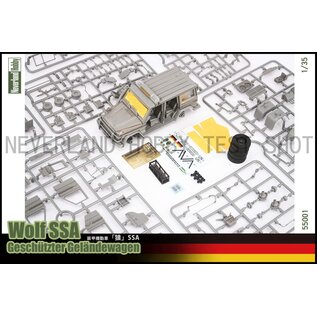 Neverland Hobby Wolf SSA (Sonder-Schutz-Ausstattung) - Geschützter Geländewagen - 1:35