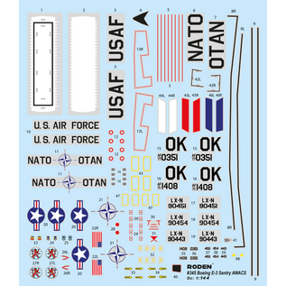 Roden Boeing E-3 Sentry AWACS - 1:144