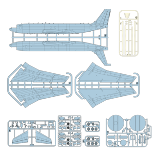 Roden Boeing E-3 Sentry AWACS - 1:144