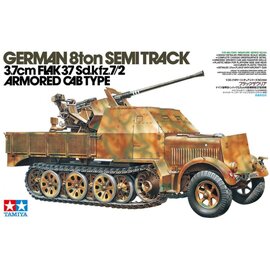TAMIYA Tamiya - German 8ton Semi Track 3.7 cm Flak 37 Sd.Kfz.7/2 Armored Cab Type - 1:35