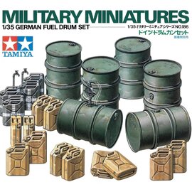 TAMIYA Tamiya - German Fuel Drum Set - 1:35