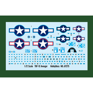 HobbyBoss Grumman TBF-1C Avenger - 1:72