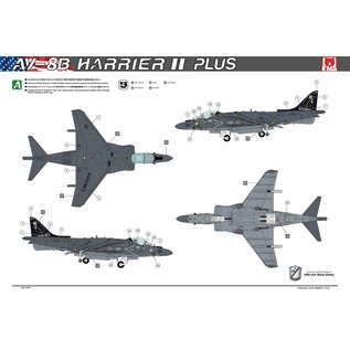 UMa Model UMa Model - McDonnell Douglas AV-8B Harrier II Plus - 1:48