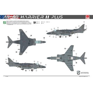 UMa Model UMa Model - McDonnell Douglas AV-8B Harrier II Plus - 1:48