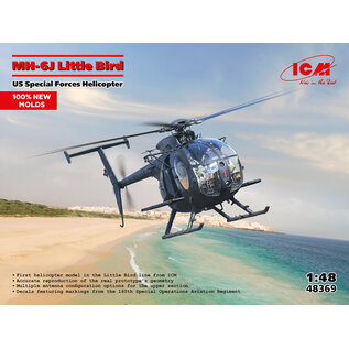 ICM Boeing (Hughes) MH-60J "Little Bird" - US Special Forces Helicopter - 1:48