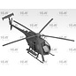 ICM Boeing (Hughes) MH-60J "Little Bird" - US Special Forces Helicopter - 1:48